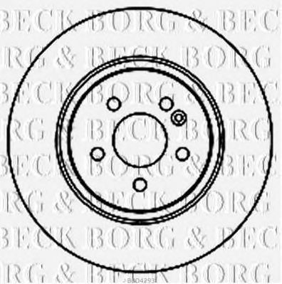 BORG & BECK bbd4293 -  Тормозной диск